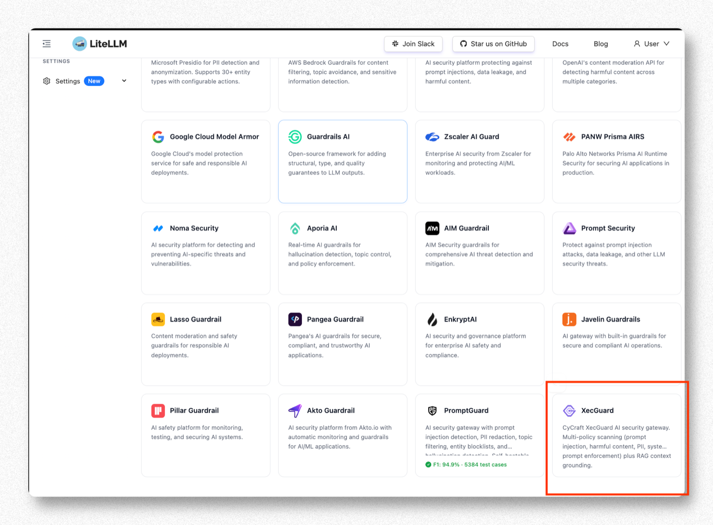 Partner Guardrails — XecGuard
